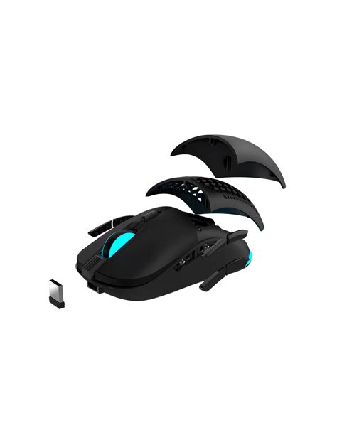 Newskill Mouse Da Gioco Rgb Senza Fili Arakne Elite Dpi