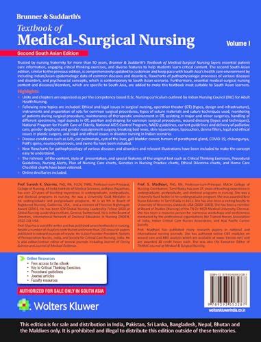 Brunner And Suddarths Textbook Of Medical Surgical Nursing 2 Vol Set