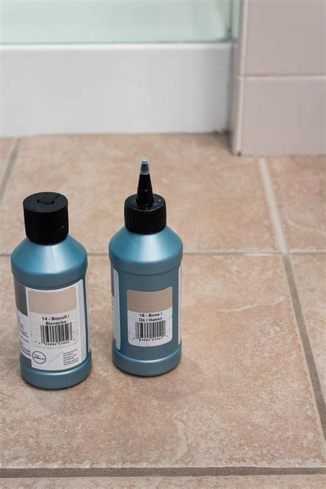 Grout Paint Before and After! Easy Tile Transformation ~ The Lived-In Look