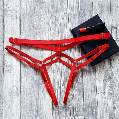 Open Crotch Strappy Micro Bikini Free Shipping
