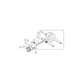 Piston De Vilebrequin Kymco Grand Dink Temps Titane