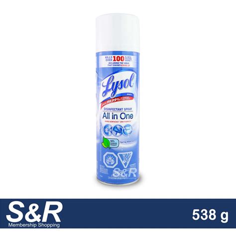 Lysol Spring Waterfall All In One Disinfectant Spray 539g Shopee