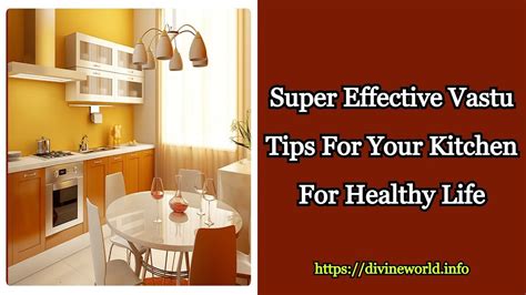 Super Effective Vastu Tips For Your Kitchen For Healthy Life Youtube