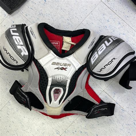 Used Bauer Apx Senior Medium Shoulder Pads — Crows Sports Hockey