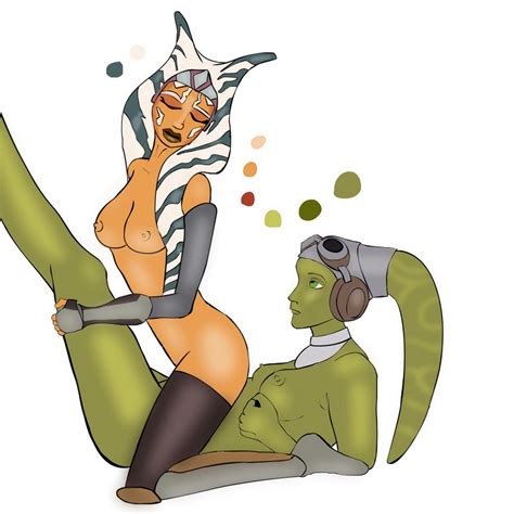 Hera Syndulla And Ahsoka Tano Big Breast Tits Nipples Female Only