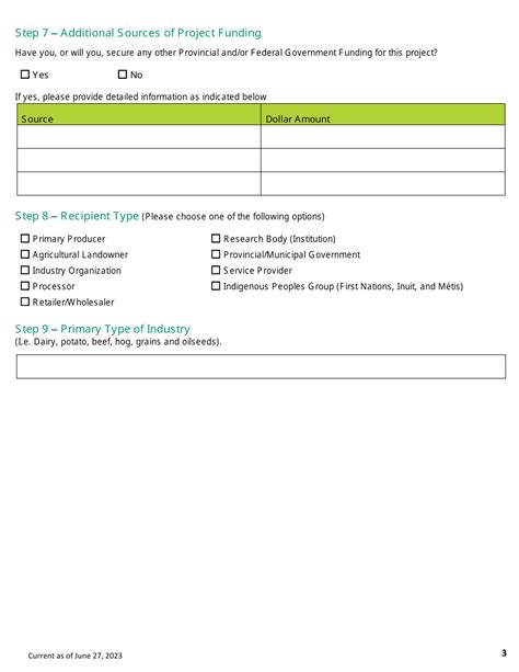 Prince Edward Island Canada Application Form Agriculture Stewardship