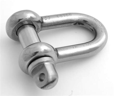 material mild steel shackles  nut bolt type shackle  industrial