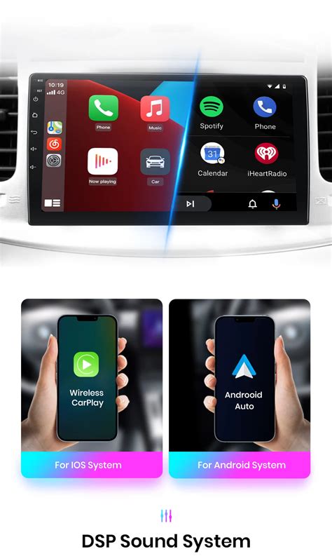 Junsun V1 Uk Stock Wireless Carplay Android Auto Car Radio For Peugeot