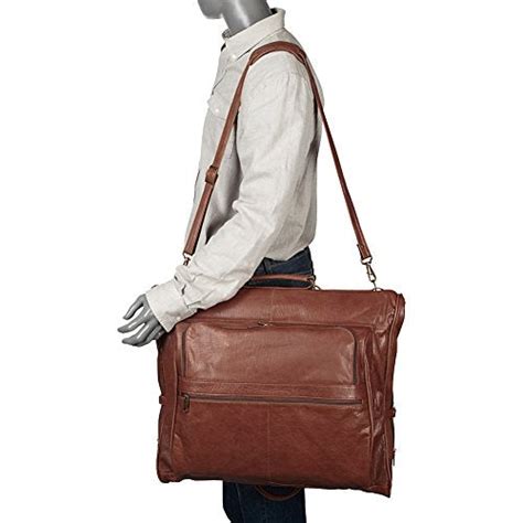 Amerileather Leather Three Suit Garment Bagbrownus