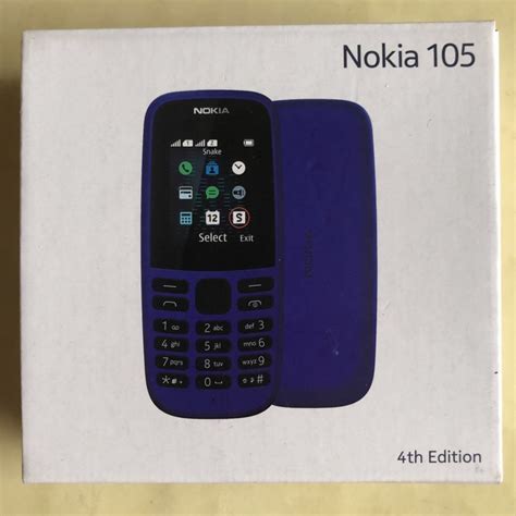 Original Nokia 105 4th Edition Dual Sim 4 Mb Ram 4 Mb Inbuilt 800 Mah