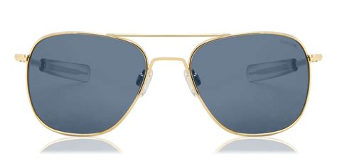 Randolph Engineering Aviator Polarized AF257 Eyeglasses in Gold ...