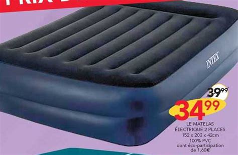 Promo Le Matelas Lectrique Places Intex Chez Stokomani Icatalogue Fr