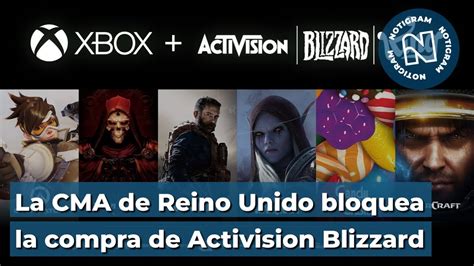 La Cma De Reino Unido Bloquea La Compra De Activision Blizzard Youtube