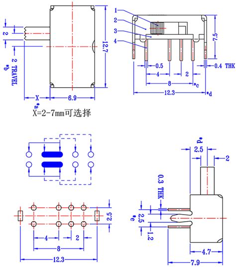 SK 23D07 深圳市首韩科技有限公司 轻触开关厂家 微动开关厂家 贴片轻触开关 微型轻触开关 贴片拨动开关 防水微动开关 230 6