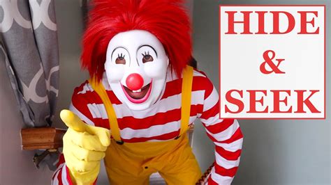 Hide And Seek With Roblox Ronald In Real Life At My Pbandj House Doll