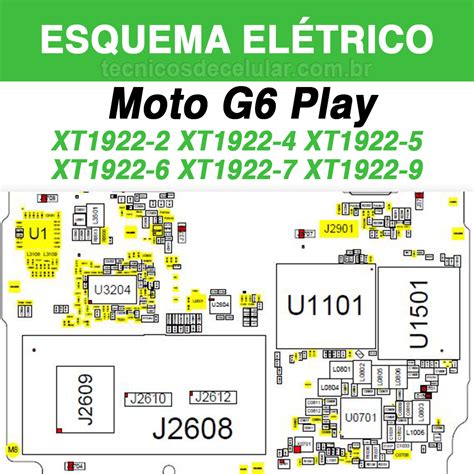 Esquema Elétrico Moto G6 Play XT1922 2 XT1922 4 XT1922 5 XT1922 6