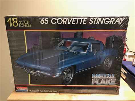 F S Monogram Scale Corvette Model Kit Factory Sealed