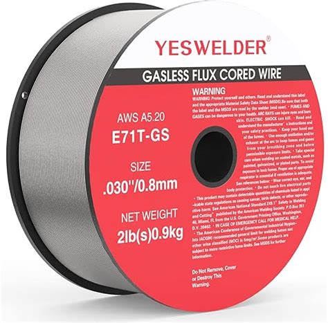 mig flux core welding wire size chart beginner welding guide