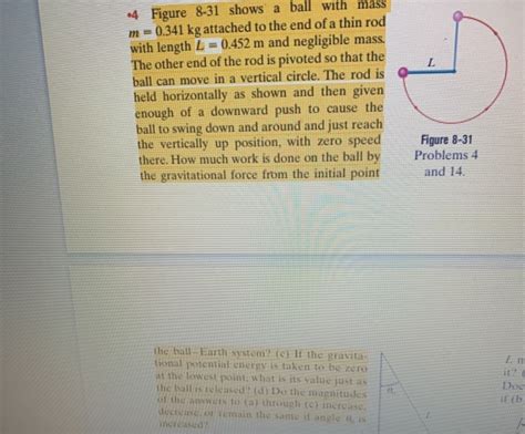 Solved Figure Shows A Ball With Mass M Kg Chegg