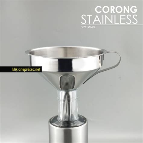 corong stainless gagang cm onepressonet