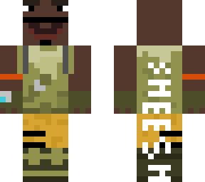 black fortnite default skin meme | Minecraft Skin