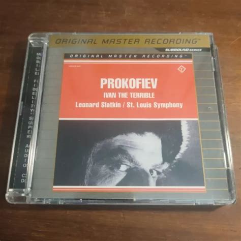 Prokofiev Ivan The Terrible Slatkin Mofi Mfsl Sacd Original Master Recording Eur 69 43