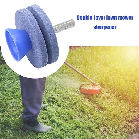 Knife Sharpener Drill Lawnmower Faster Blade Sharpener Grinding Garden