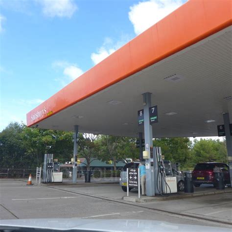 Sainsbury's petrol station and convenience store, and Supermarket ...