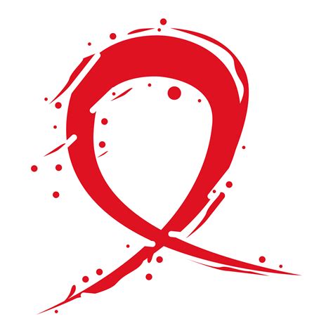 world aids day ribbon painted 4714150 Vector Art at Vecteezy