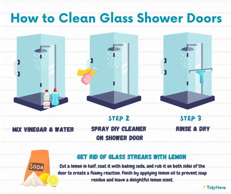 How To Clean Glass Shower Doors Tidyhere