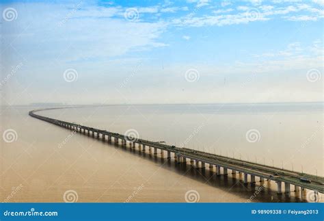 China `s Hangzhou Bay Bridge Editorial Stock Photo - Image of beauty ...