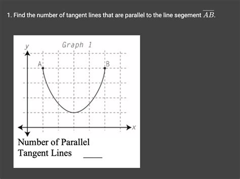 1 Find The Number Of Tangent Lines That Are Studyx