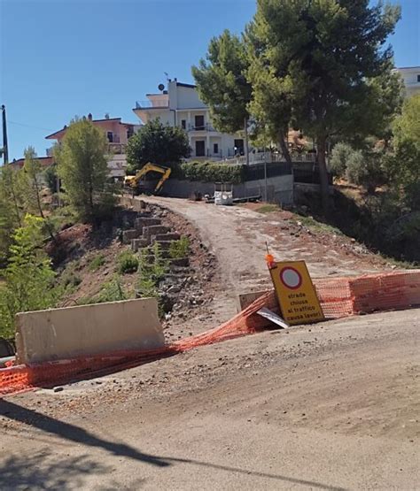 TREBISACCE 14 09 2023 Prolungato Stallo Dei Lavori Su Via Craxi Alias