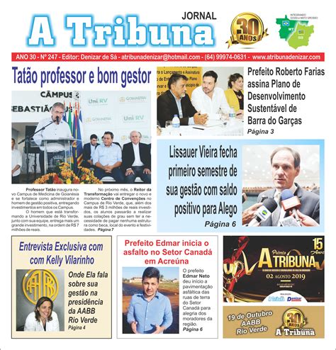 Jornal A Tribuna Edi O N Jornal A Tribuna Jornal Mais