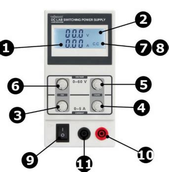 Velleman LABPS6005SM DC LAB Switching Power Supply User Manual