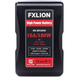 Fx Lion Fx Hp S A W High Power V Mount Lithium Ion Battery