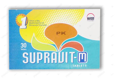 Buy Supravit M Tablets Online Medicine Website — Dvago®