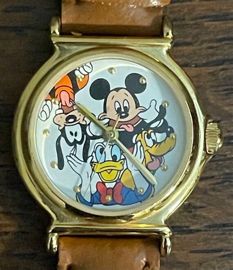 1990 S Disney Time Works Mickey Mouse And Friends Wat Gem