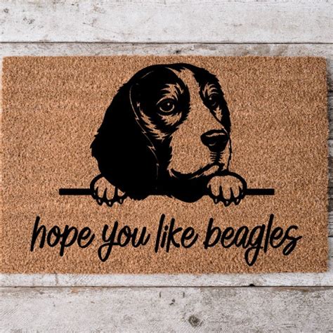 I Hope You Like Dogs Doormat Etsy