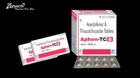 Aphen Tc Tablet Aceclofenac And Thiocolchicoside Tablets Zenacts