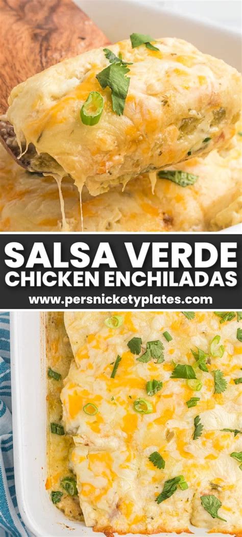 Salsa Verde Chicken Enchiladas Artofit