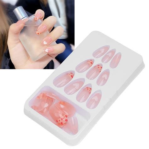 Yeahmol Art False Nail Press On Finger Fake Nails Full Cover 24PCS Gel