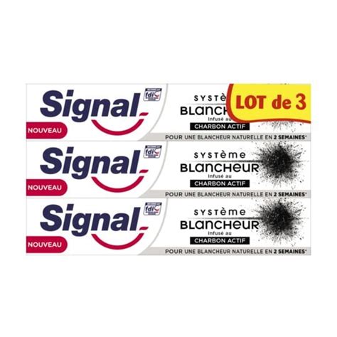 Dentifrice Charbon Actif Signal Les Tubes De Ml Prix Carrefour