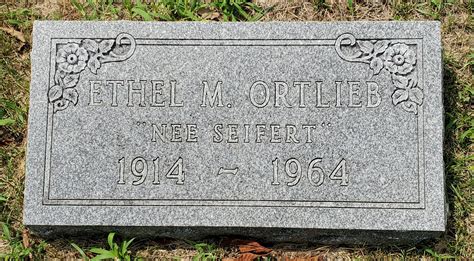 Ethel Mae Seifert Ortlieb Homenaje De Find A Grave