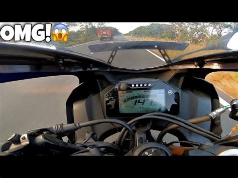 Yamaha R15 V4 Top Speed. Top End Test. - YouTube