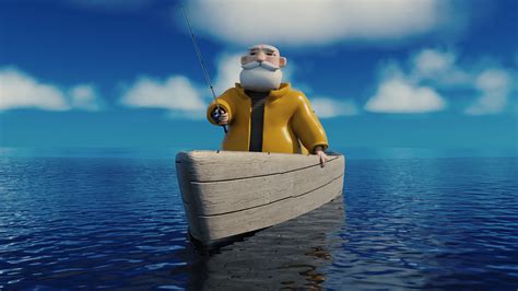 The old man and the sea - 3D Shortfilm on Behance