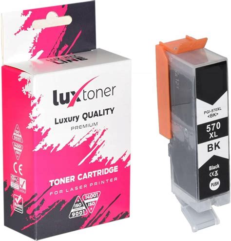 Tusz Luxtoner Tusze Do Canon Pixma Mg5700 Mg5750 Mg5751 Pgi 570 Do