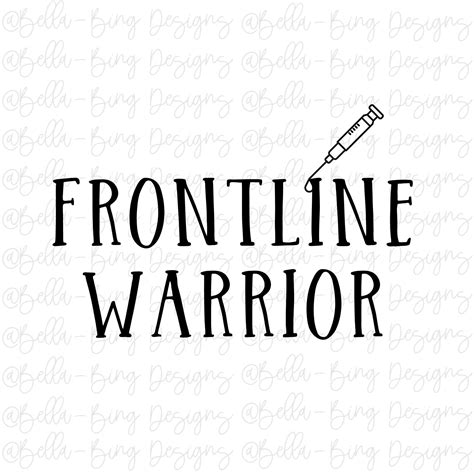 Frontline Warrior Healthcare Svg Vector Medical Healthcare Etsy