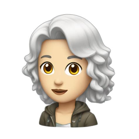 Persona Calva Blanca Con Lentes Y Tatuajes Ai Emoji Generator