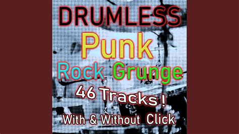 Classic Punk Rock Drumless Backing Tracks With Click 160 Bpm Youtube